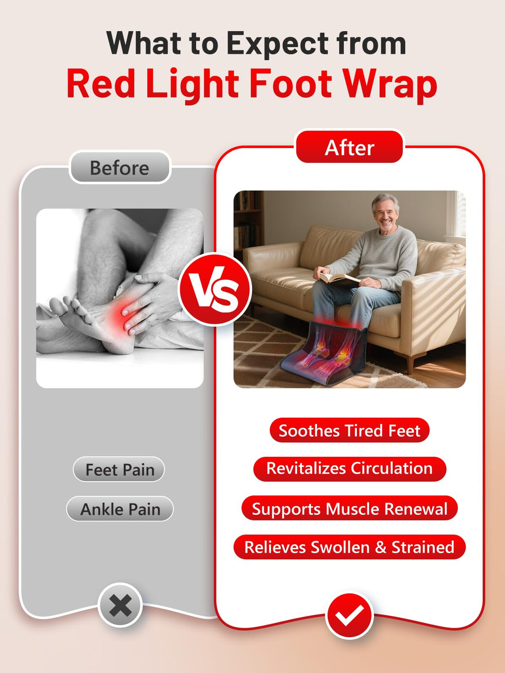 ROMISA three modes including constant and pulsed options for personalized infrared sessions