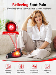 ROMISA foot wrap displays 660nm output on surface-level red light for ankle comfort.