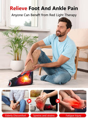 ROMISA foot wrap pulse modes (10Hz and 40Hz) for customized sessions.