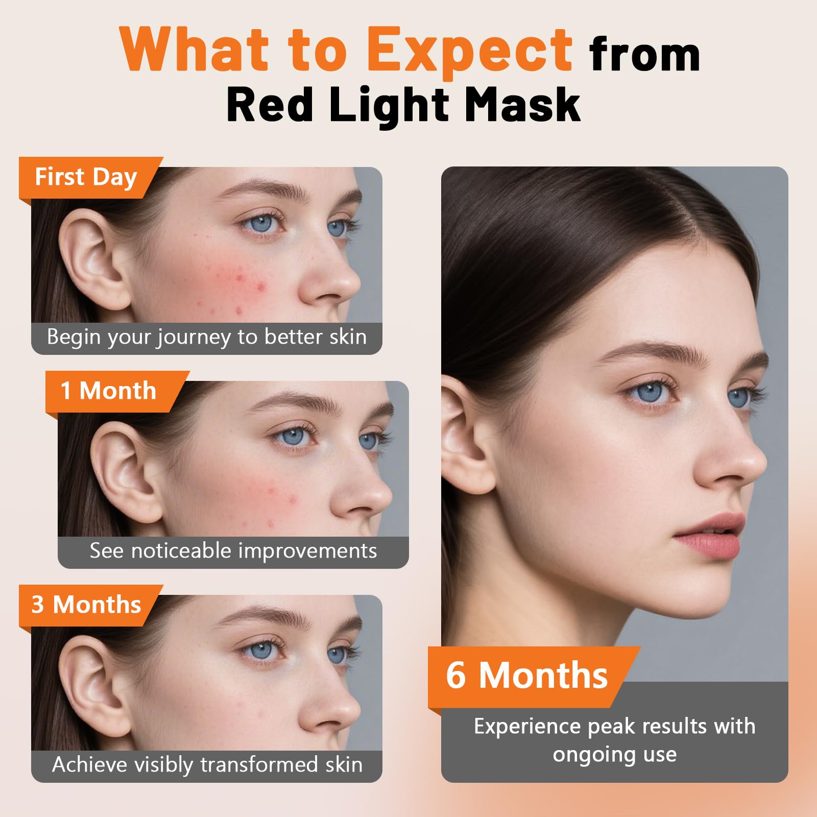 ROMISA soft silicone mask ensures comfortable daily wear