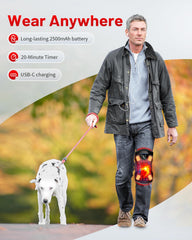 ROMISA knee brace extension strap enables comfortable on-the-go wear