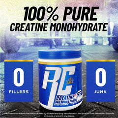 Ronnie Coleman Creatine-XS mixer demonstrates easy unflavored blending.