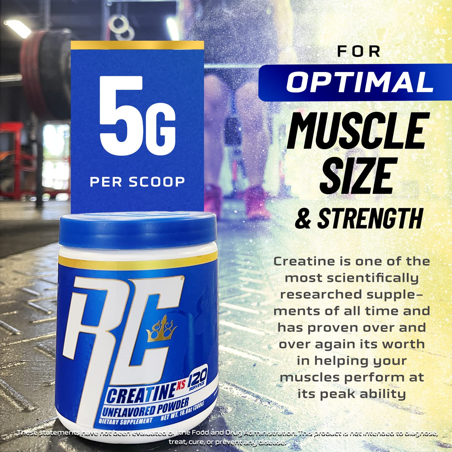 Ronnie Coleman Signature Series label signals premium quality ingredients.