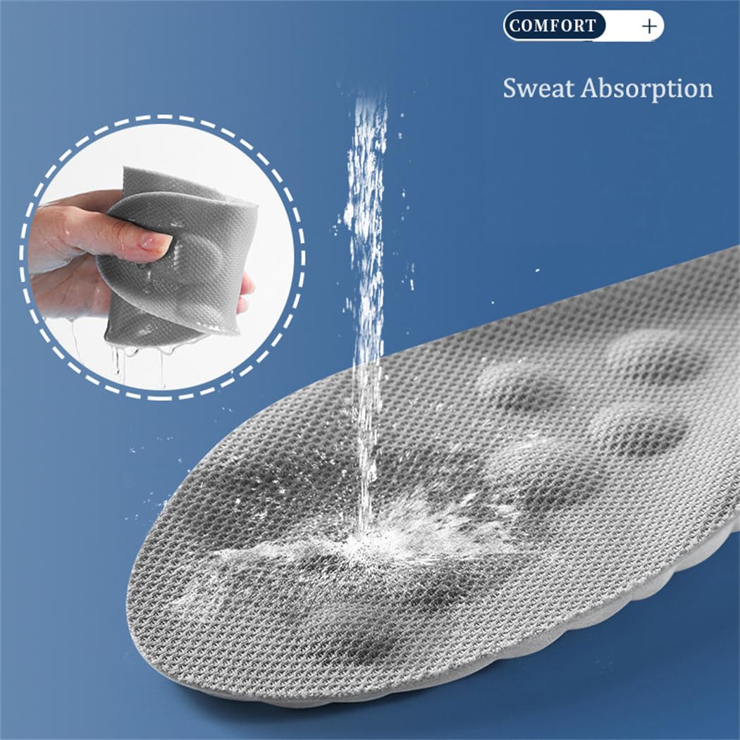 Roofo Cloud Insoles quick-drying fabric reduces sweat and odor during long days