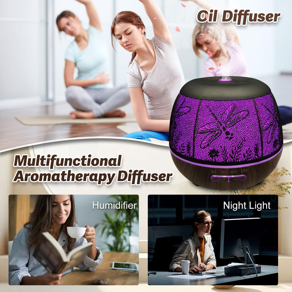 Fine mist from the Dragonfly diffuser enhances air feel and comfort.