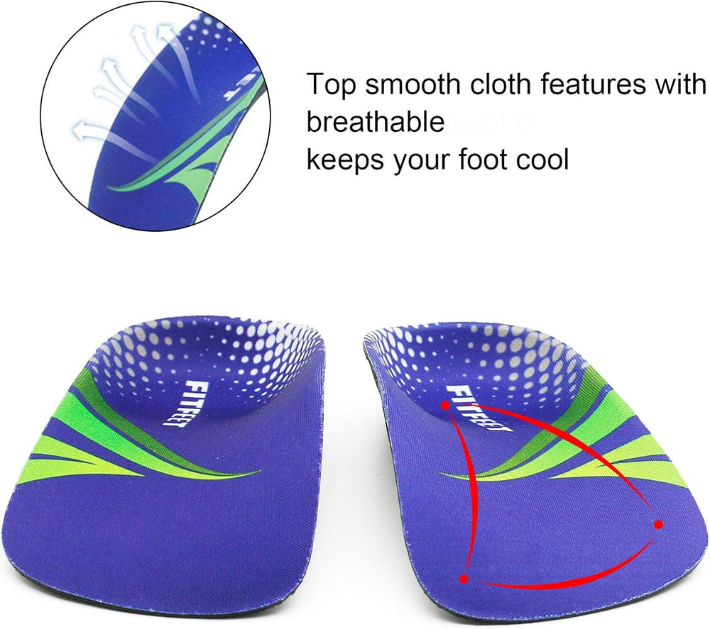 RooRuns FitFeet breathable top layer keeps feet cool and dry during activity