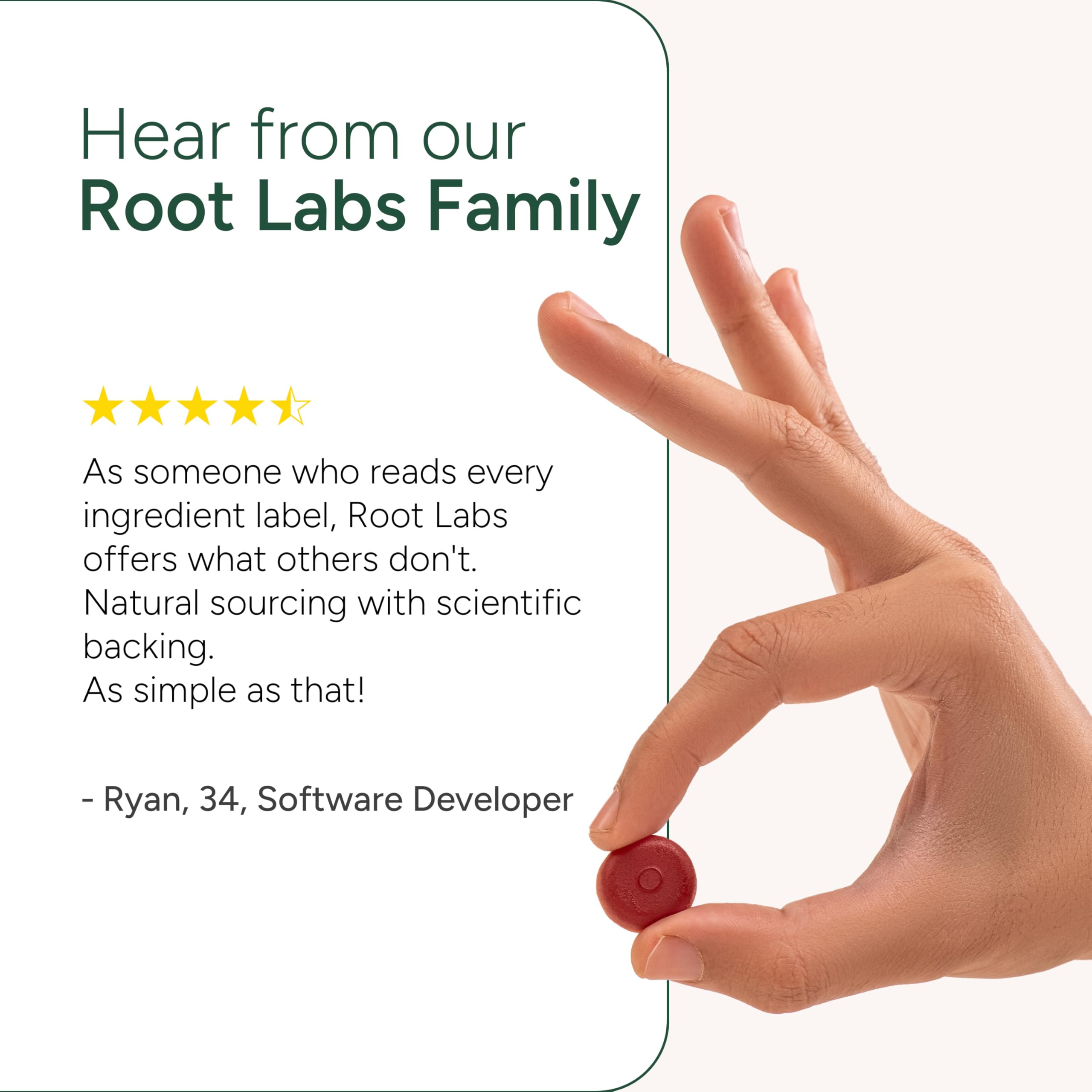 ROOT LABS Sea Moss Gummies featuring black seed oil for holistic support