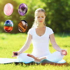 Roowest tiger eye thumb worry stone boosts courage in stressful moments.