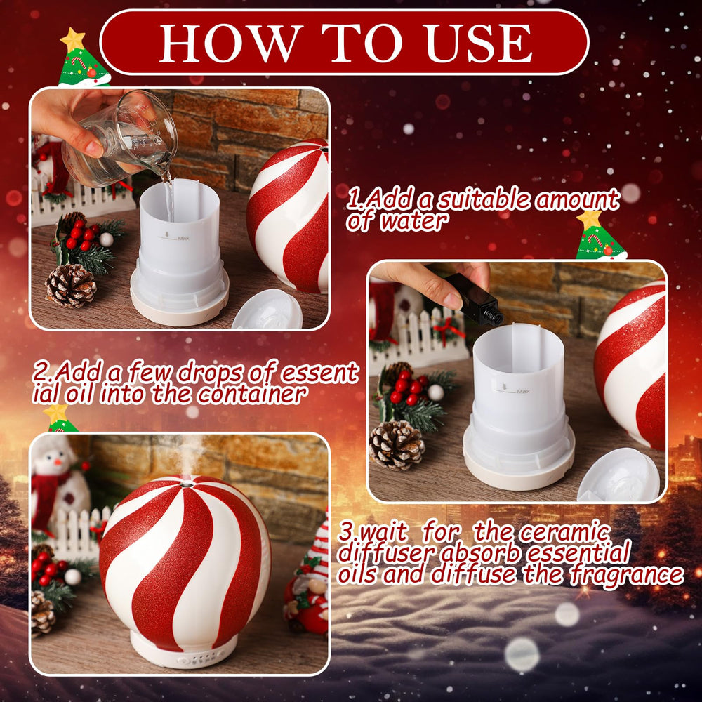 Rossesay diffuser with color-changing lights enhancing mood