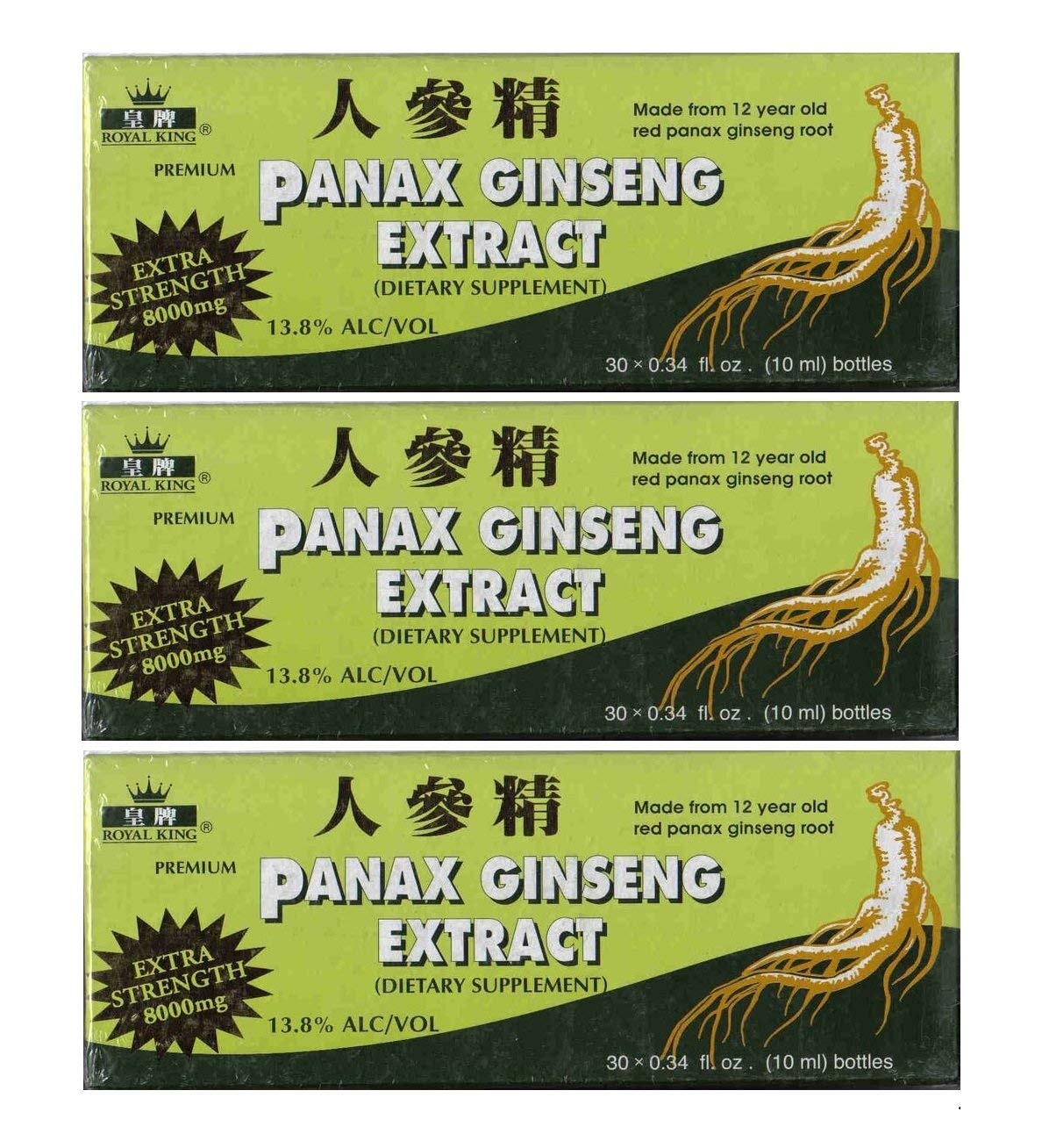Royal King Panax Ginseng bottle pour for easy daily use and focus.