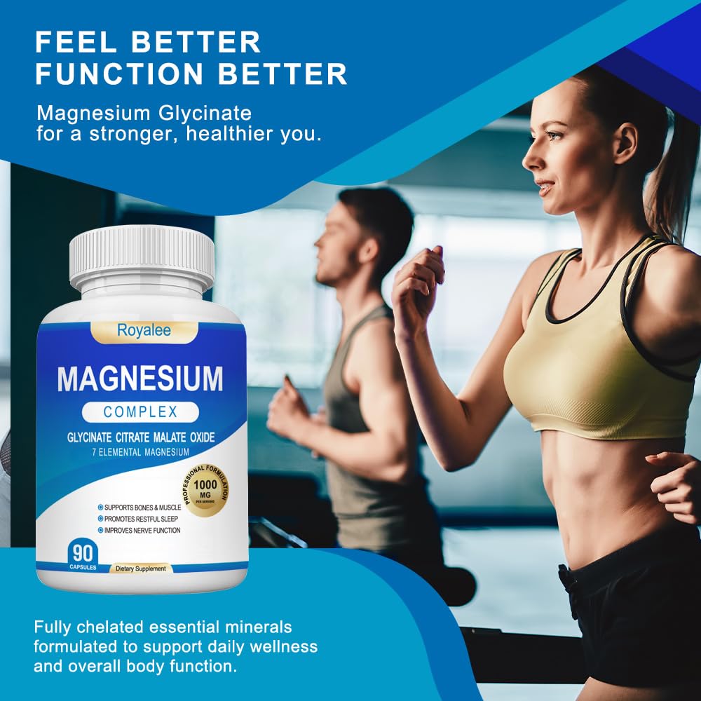 Royalee Magnesium Complex in a daily wellness setup.