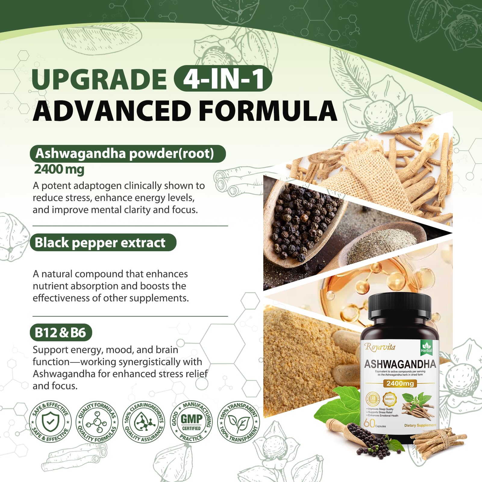 Royavita active lifestyle scene suggesting energy for workouts.
