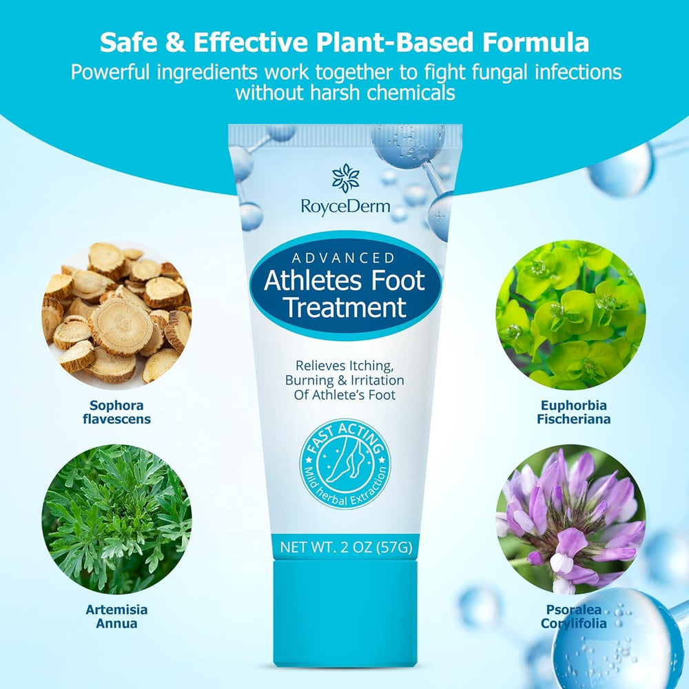 Roycederm Foot Cream packaging box for convenient protection.