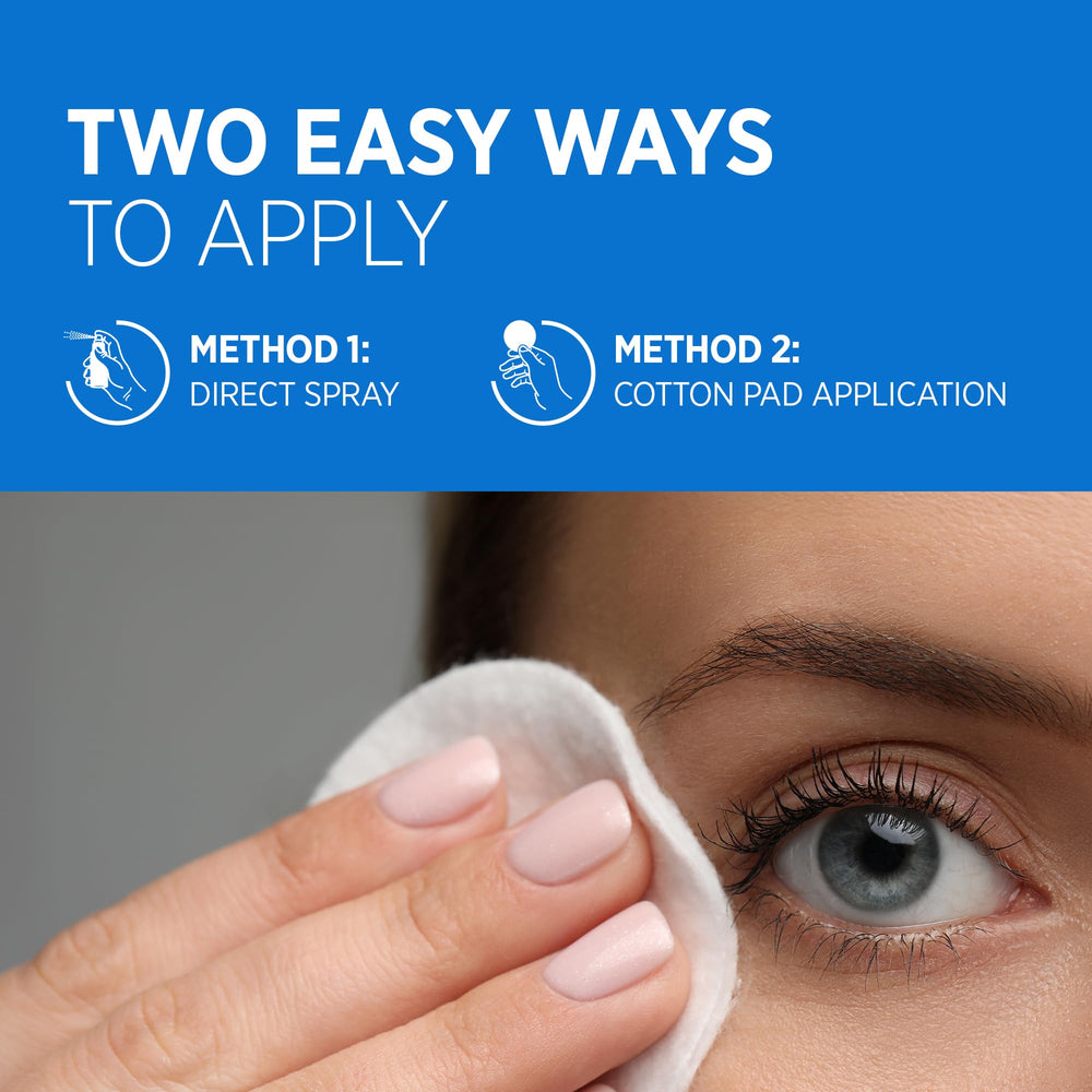 RoyceDerm No-Rinse Eye Mist offers convenient refreshment without rubbing