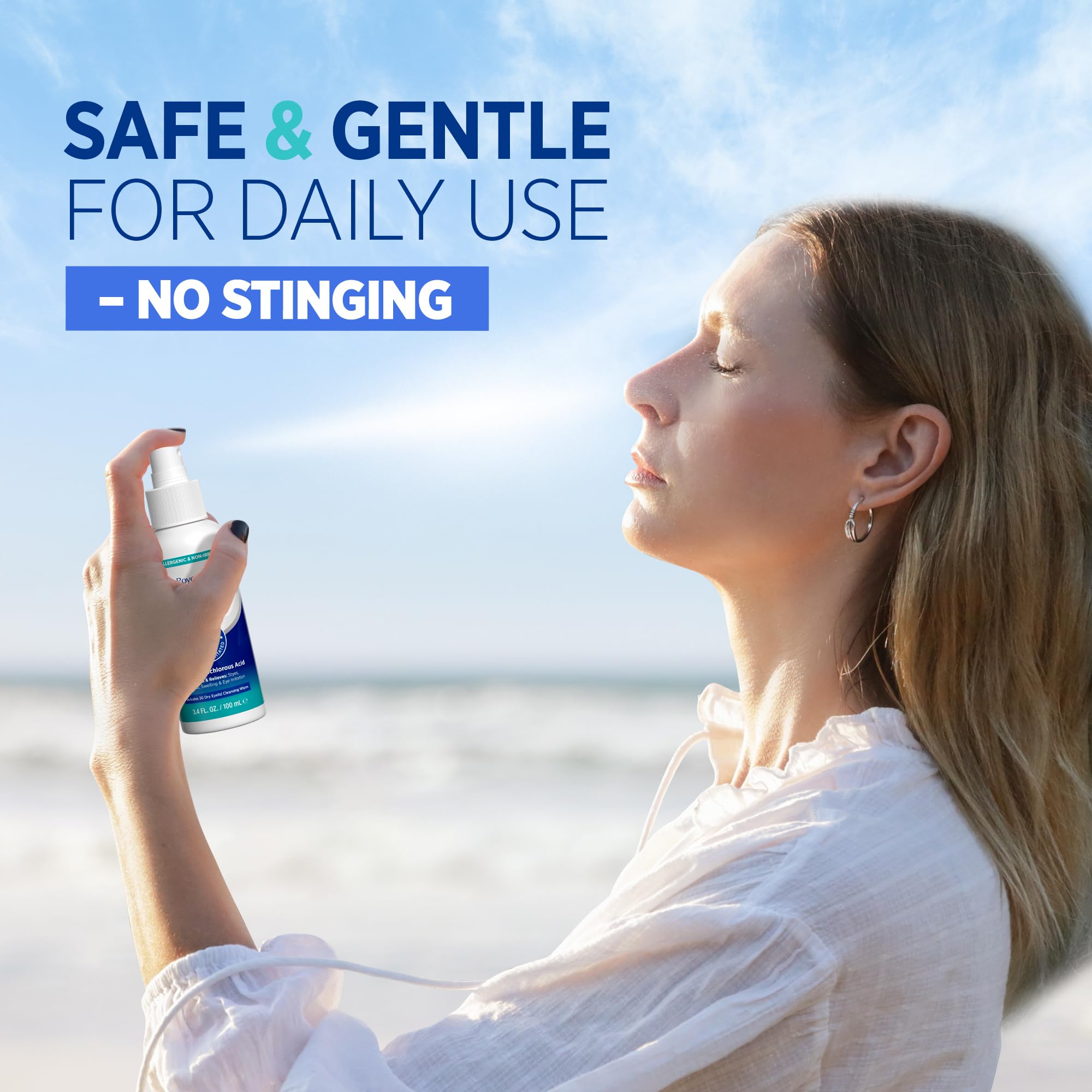 RoyceDerm Travel Eye Care Kit compact for on-the-go hygiene