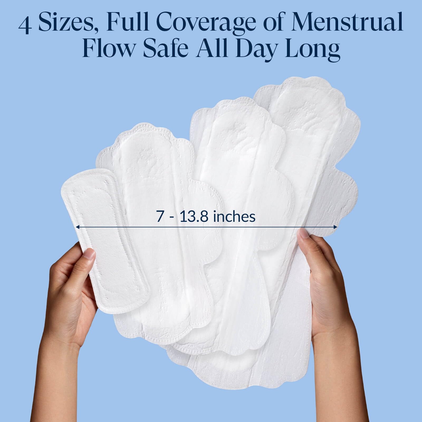RPE Life 11.2 inch overnight pad designed for overnight use