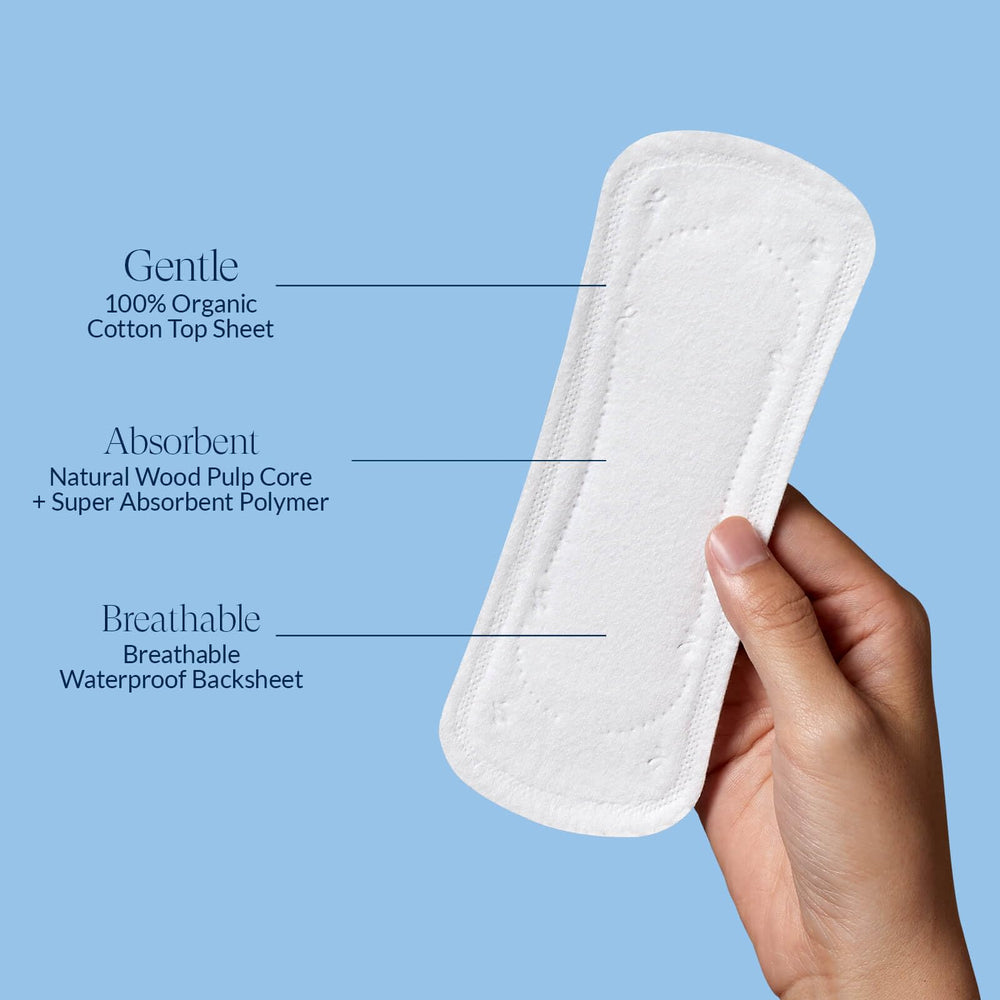 Slim, discreet liner profile designed for comfortable daily wear.