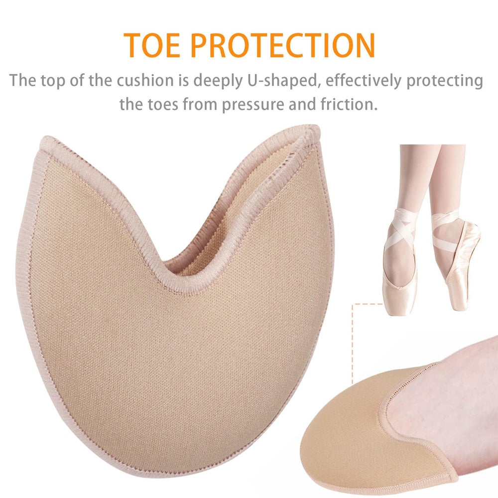 RRumo toe pouches pad cover dancer in heel action for added toe comfort