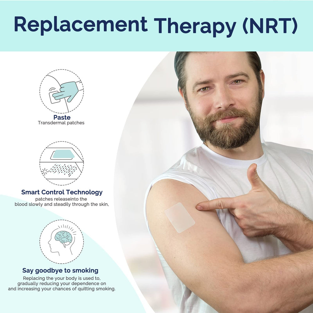 RSGRT quit patch Step 1 offers 24-hour support to curb cravings.