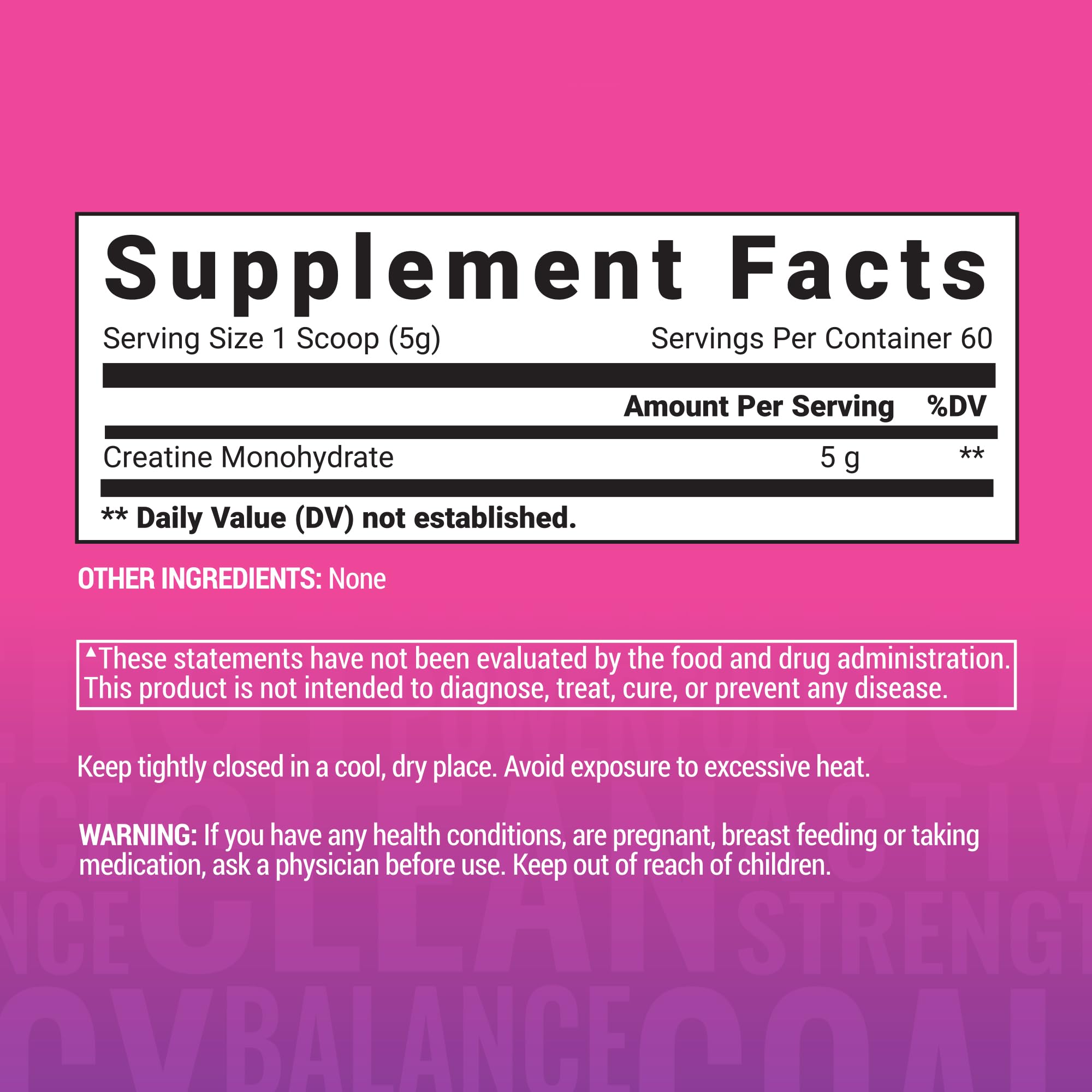AminoLean Creatine 300g container designed for convenient daily dosing.