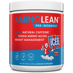 RSP NUTRITION AminoLean Icee pre-workout can for clean energy during training.