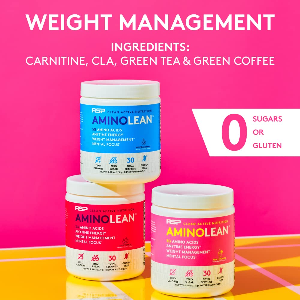Ingredients list illustrates natural caffeine and green tea blend for natural energy.