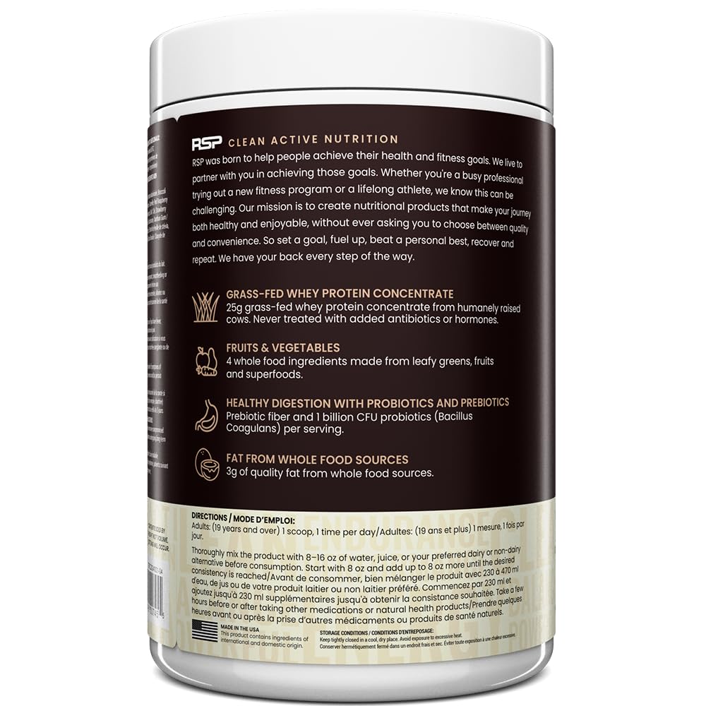 RSP NUTRITION TrueFit non-GMO superfoods blend on label