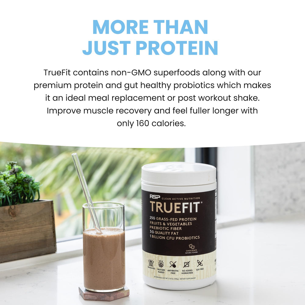 RSP NUTRITION TrueFit post-workout recovery scene supports balance