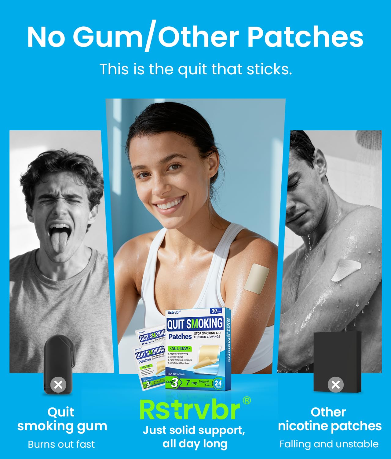 Rstrvbr discreet daily application shown for morning use