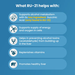 RU-21 empaque caja: presentación compacta para llevar a eventos sociales.