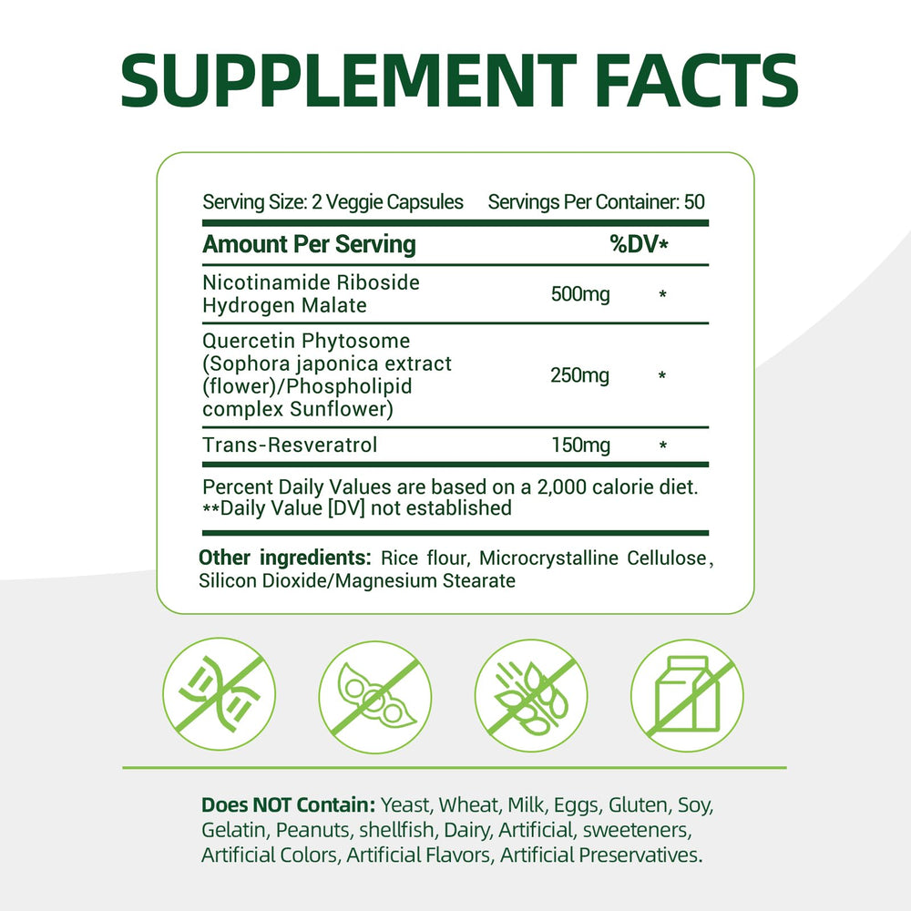 Rubimirez NAD+ bottle being poured to reveal capsules for steady daily energy