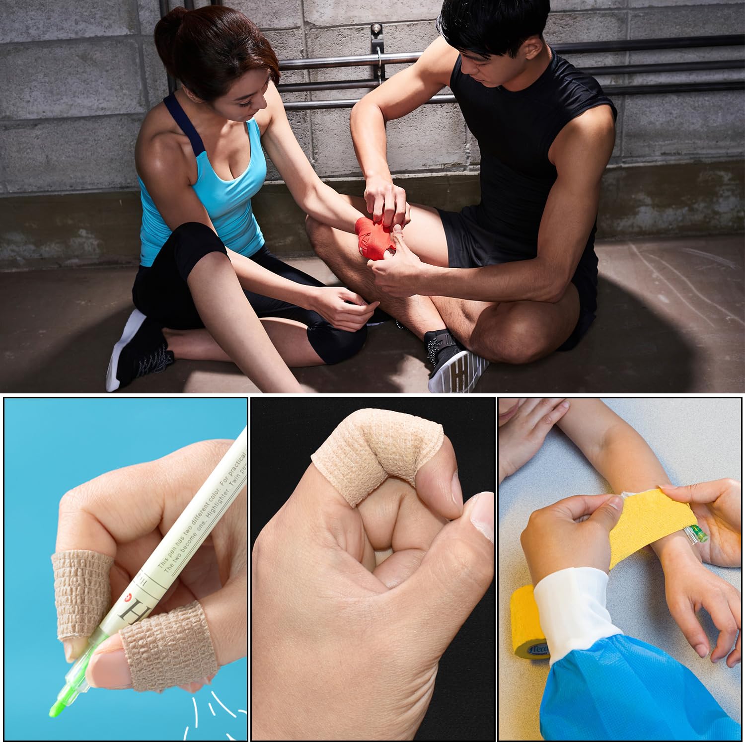 RUBY.Q 4in × 5yds size supports joints and dressings