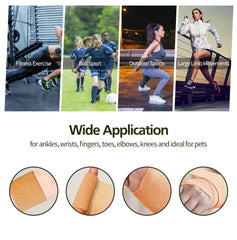 RUBY.Q tear-by-hand bandage wraps simplify quick applications