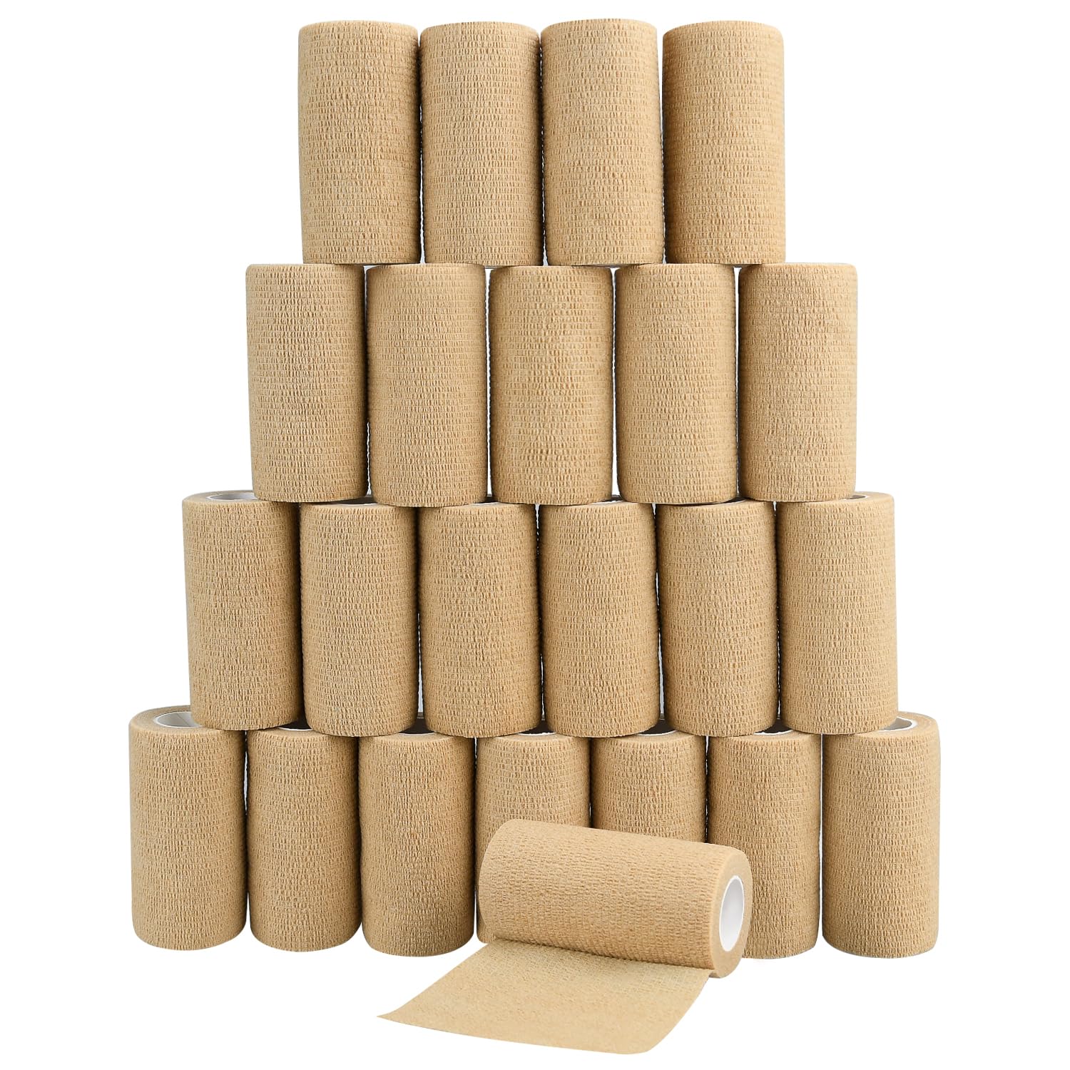 RUBY.Q self-adhesive bandage wrap in skin color for secure, breathable coverage.