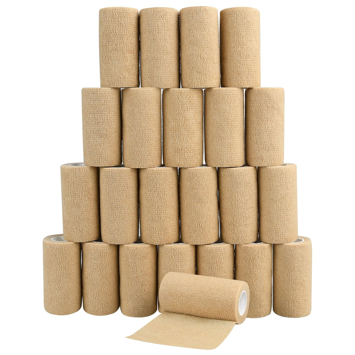 RUBY.Q self-adhesive bandage wrap in skin color for secure, breathable coverage.