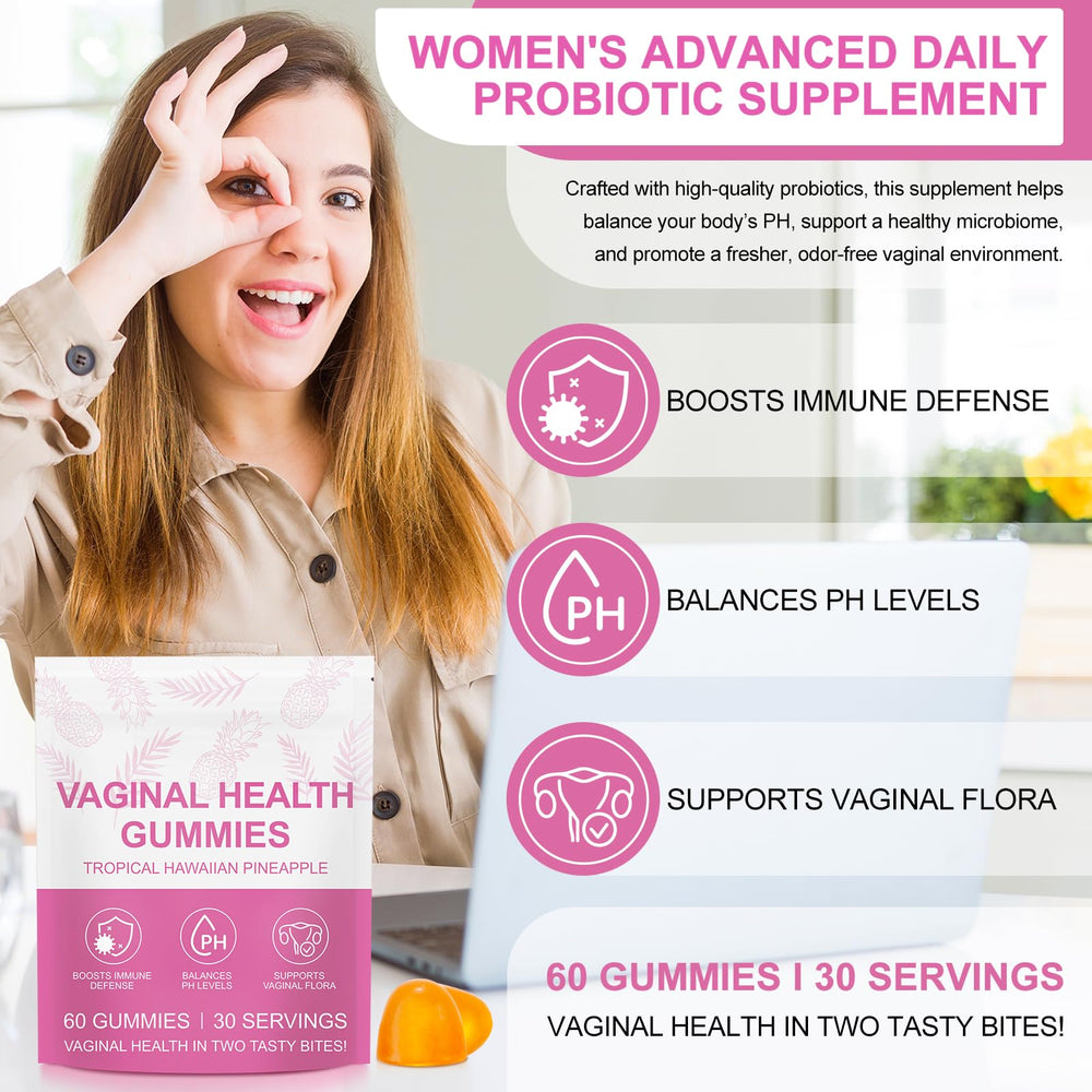 Ruduwu Daily Feminine Probiotic Gummies for convenient daily use.