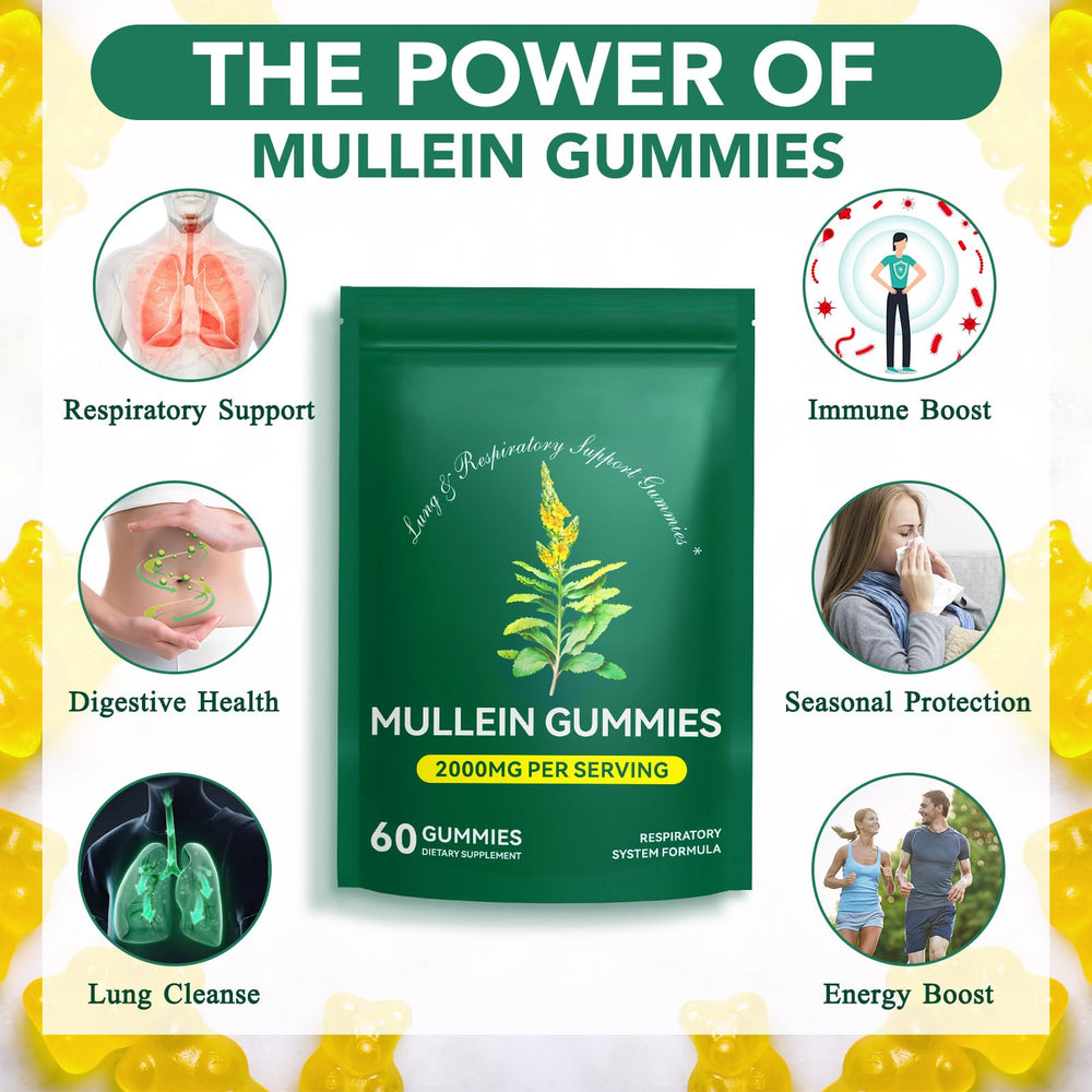 Ruduwu Mullein Gummies use case for respiratory support in daily routine.