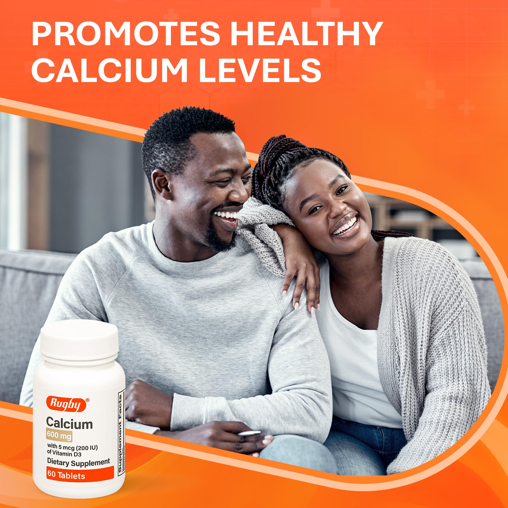 Rugby Calcium 600mg is a convenient daily supplement