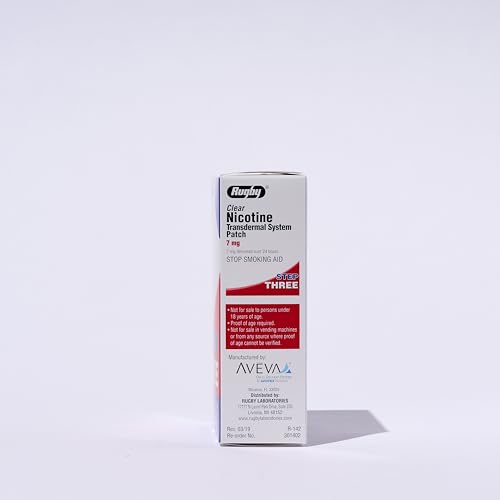 Rugby Clear Step 3 patch packaging shown in a 2-pack set.