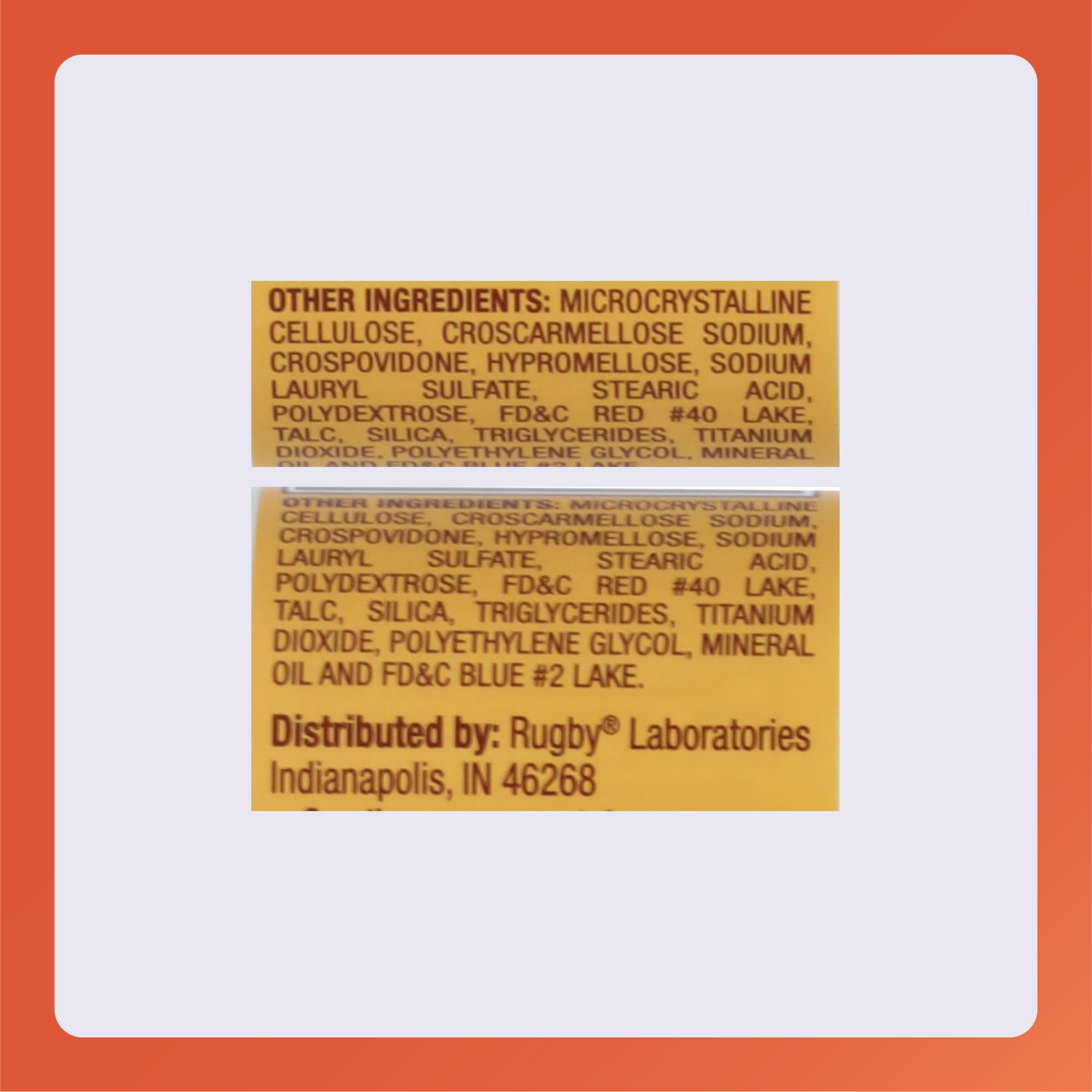 Rugby Ferrous Sulfate tablet paired with a meal for better tolerance