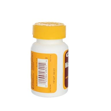 Rugby Laboratories Niacinamide 500 mg tablet closeup for reference