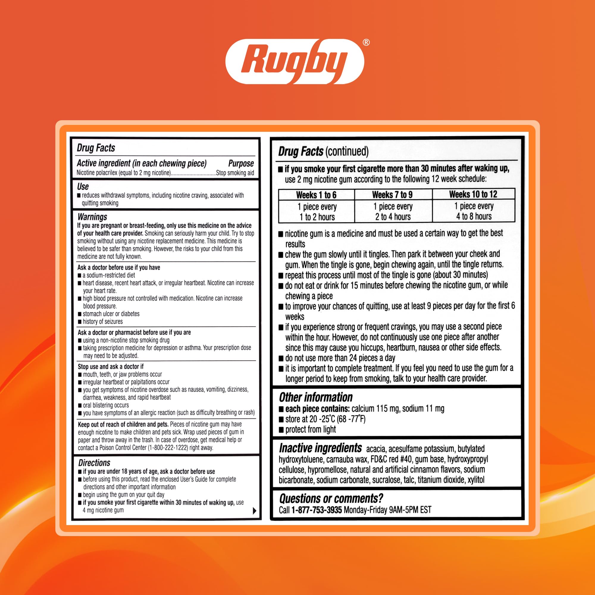 Rugby Laboratories 2mg cinnamon pack open guide – grab-and-go quit aid