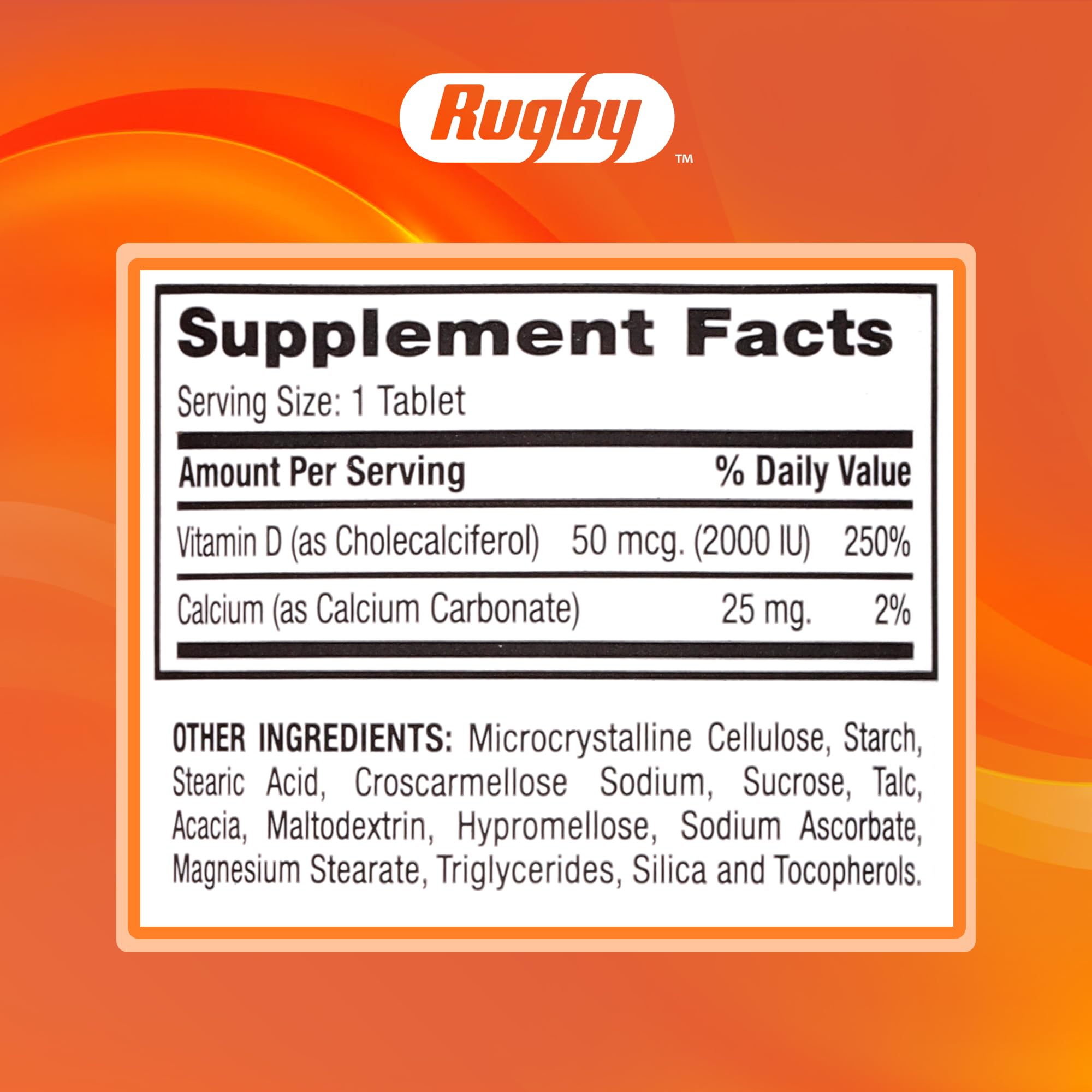 Rugby Laboratories Vitamin D3 daily routine scene shows simple supplementation.