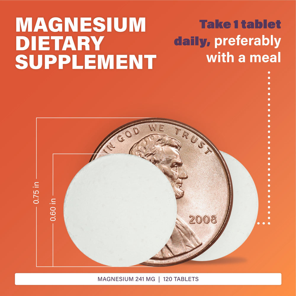 Rugby Labs magnesium oxide 400mg bottle pour for daily routine