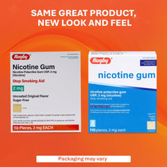 Gum is parked between cheek and gum for discreet use.