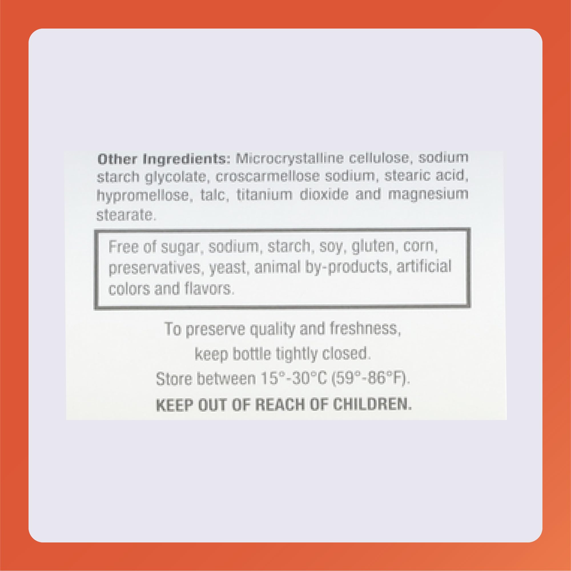 Rugby packaging displays zinc sulfate supplement with clear ingredients
