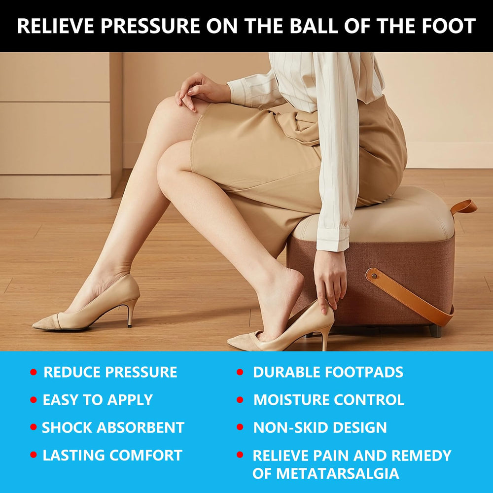 RUGLAMZHIP unisex pads fit various shoe styles for versatile support.