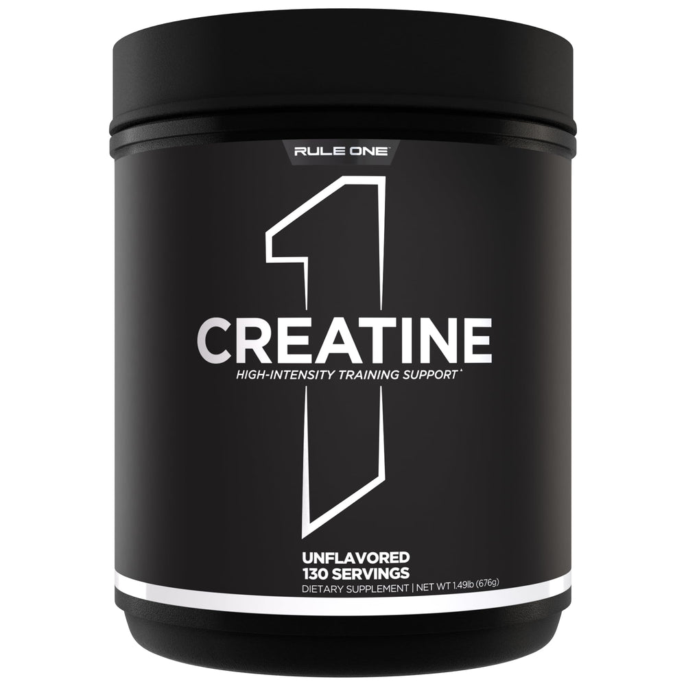 Rule 1 Creatine powder unflavored with scoop for clean performance support