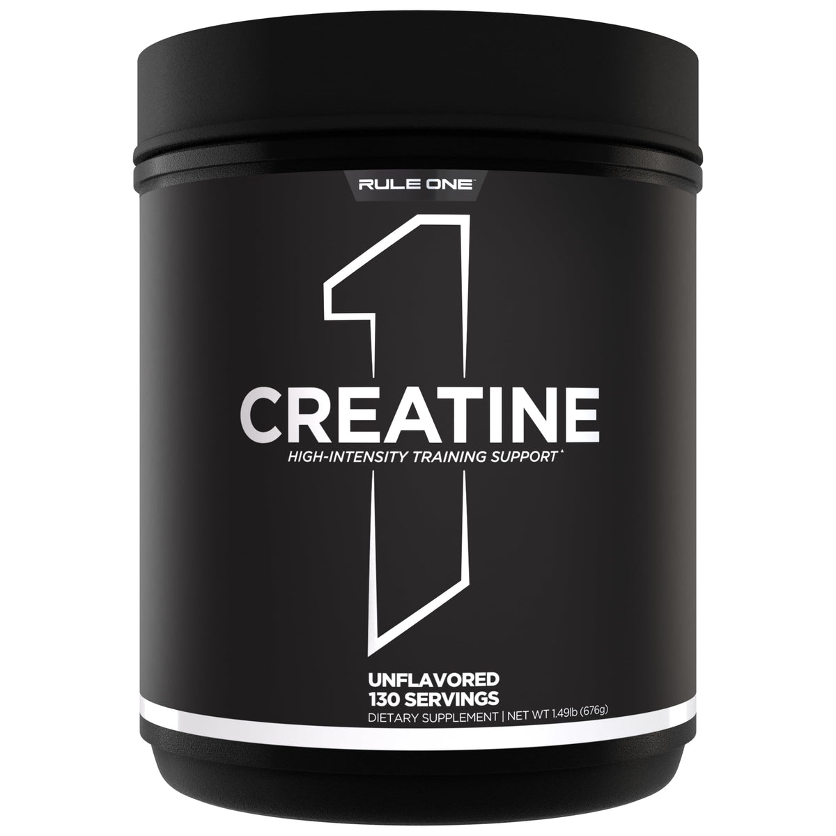 Rule 1 Creatine powder unflavored with scoop for clean performance support