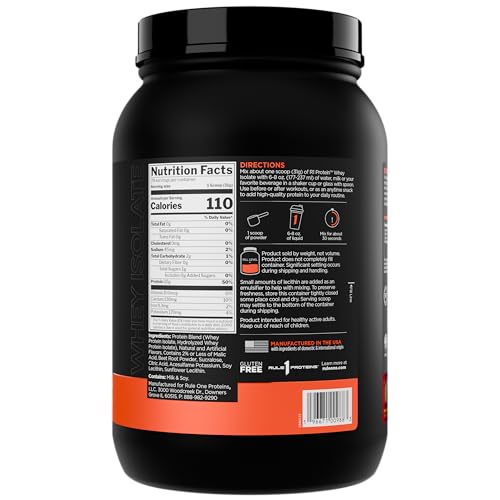 Rule 1 Proteins R1 Whey Isolate scoop for quick daily protein intake.